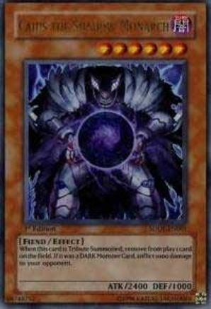 Caius the Shadow Monarch (SDDE-EN001) - Structure Deck: The Dark Emperor 1st Edition