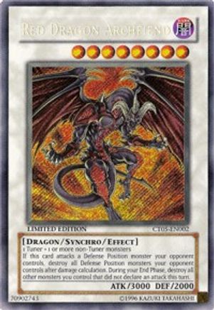 Red Dragon Archfiend (CT05-EN002) - 2008 Collectors Tin Limited
