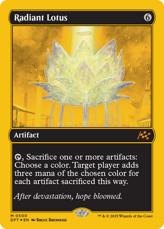 Radiant Lotus (First-Place Foil) (DFT-500) - Aetherdrift Foil