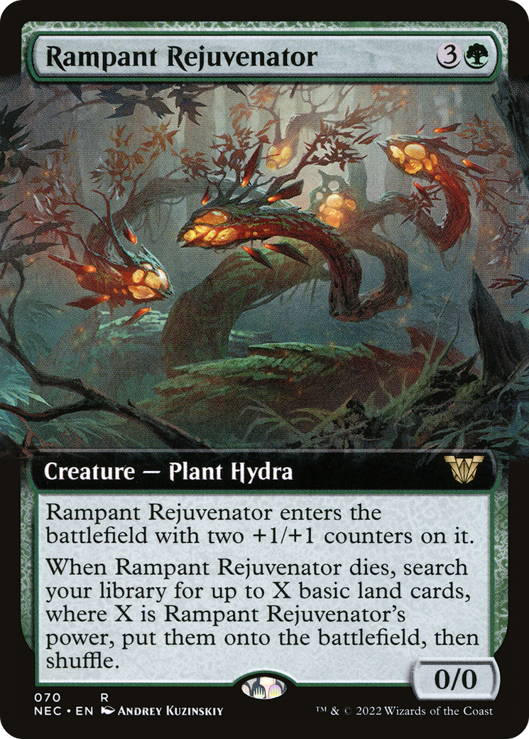 Rampant Rejuvenator (NEC-070) - Neon Dynasty Commander: (Extended Art)