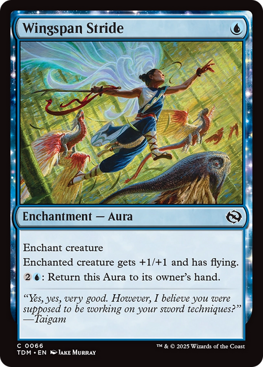 Wingspan Stride (TDM-066) - Tarkir: Dragonstorm: (enchantment)