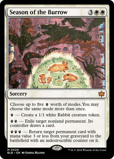 Season of the Burrow (BLB-029) - Bloomburrow Foil