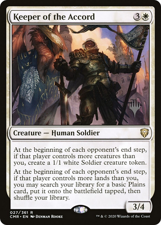 Keeper of the Accord (PPMKM-027) - Commander Legends Promos Foil