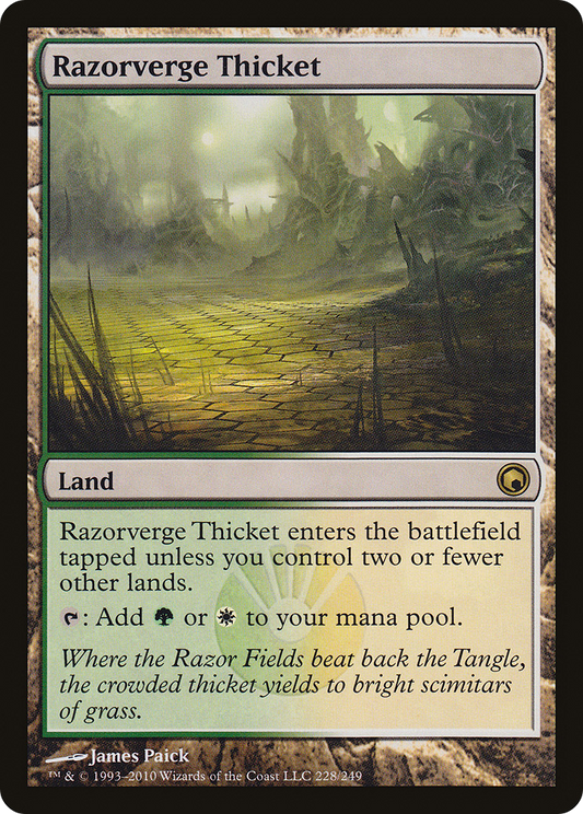 Razorverge Thicket (SOM-228) - Scars of Mirrodin