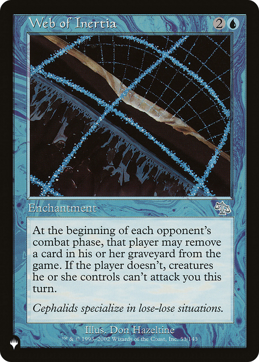 Web of Inertia (LIST-53/143) - The List