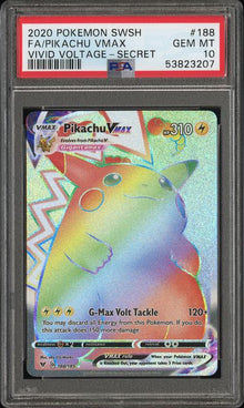 Pikachu Vmax 188/185 PSA 10