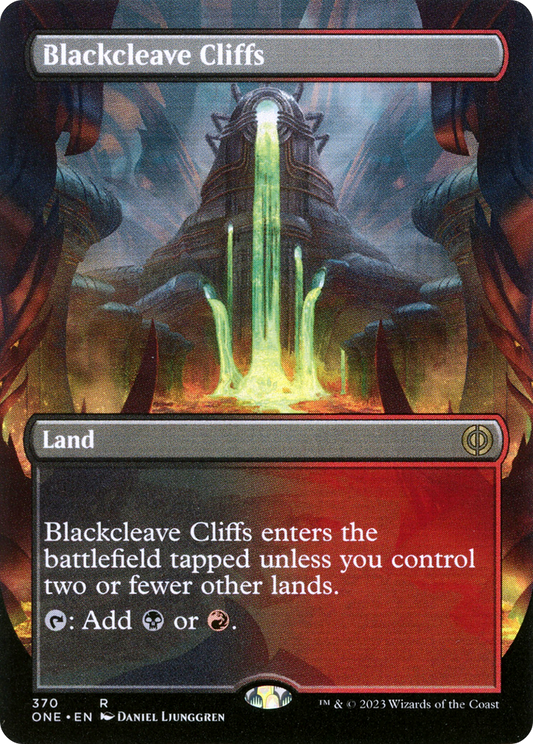 Blackcleave Cliffs ONE Rare Borderless  370