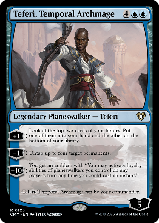 Teferi, Temporal Archmage (CMM-125) - Commander Masters