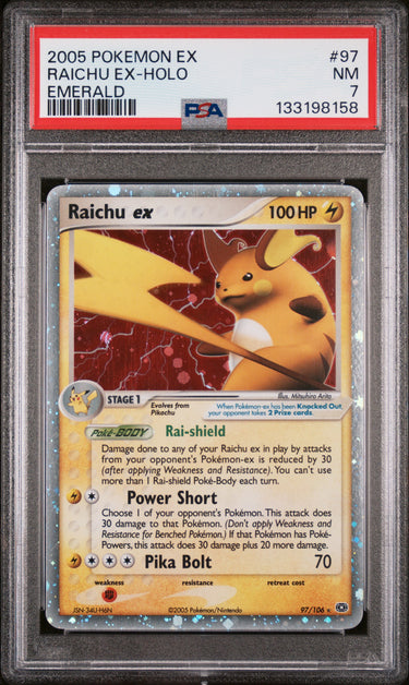RAICHU EX-HOLO #97 PSA 7
