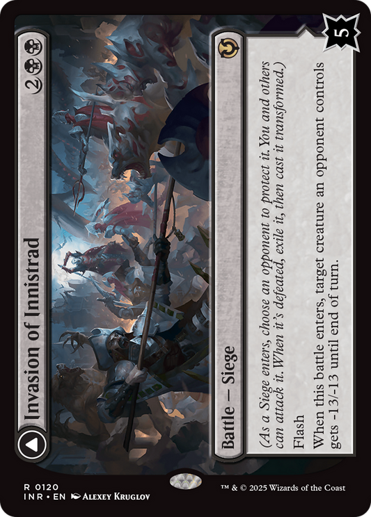 Invasion of Innistrad // Deluge of the Dead (-120) - Innistrad Remastered Foil