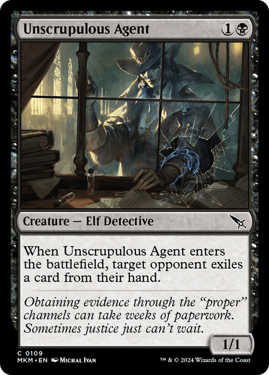 Unscrupulous Agent Foil