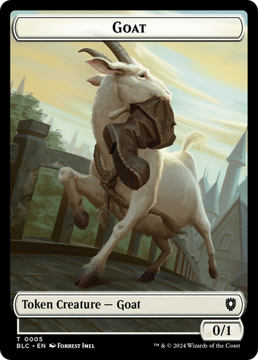 Goat (TBLC-005) - Bloomburrow Commander Tokens