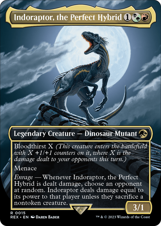 Indoraptor, the Perfect Hybrid (Borderless)