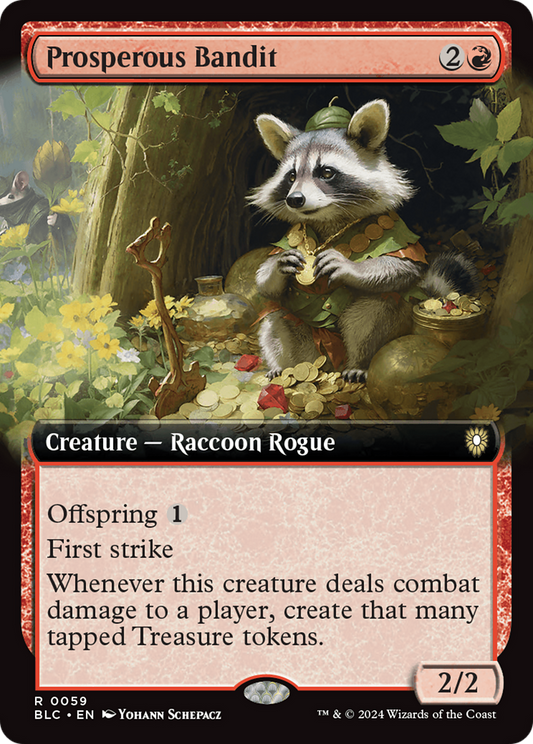 Prosperous Bandit (BLC-059) - Bloomburrow Commander Foil