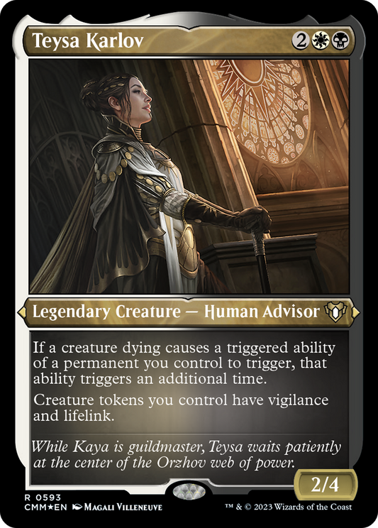 Teysa Karlov (CMM-593) - Commander Masters Etched Foil