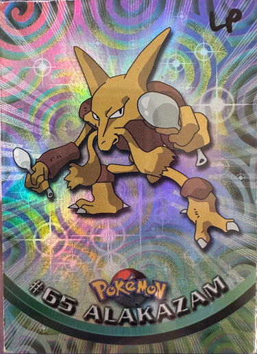 Alakazam [Rainbow Foil] #65 Pokemon 1999 Topps TV