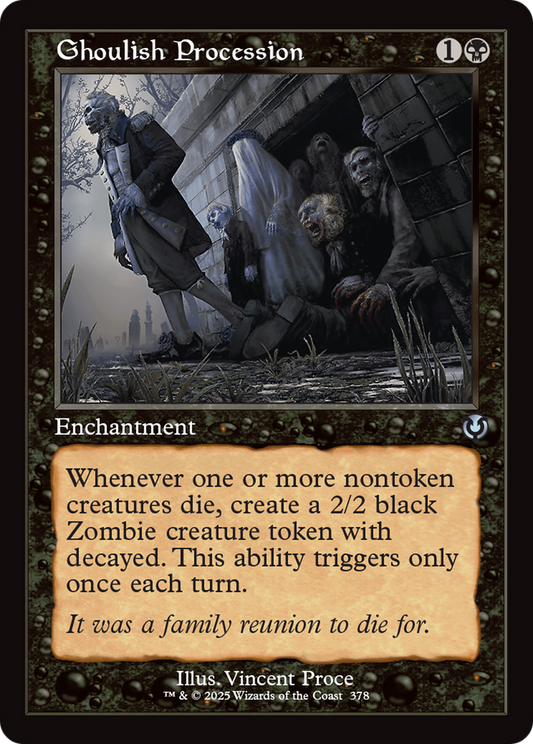 Ghoulish Procession (Retro Frame) (-378) - Innistrad Remastered