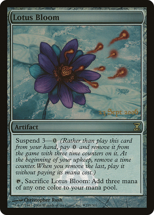 Lotus Bloom (PRE-259★) - Time Spiral Promos Foil