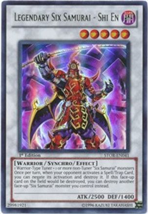 Legendary Six Samurai - Shi En (STOR-EN041) - Storm of Ragnarok Unlimited