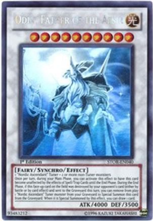 Odin, Father of the Aesir (Ghost Rare) (STOR-EN040) - Storm of Ragnarok Unlimited