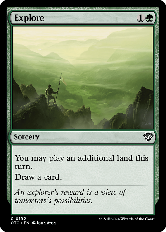 Explore (OTC-192) - Outlaws of Thunder Junction Commander
