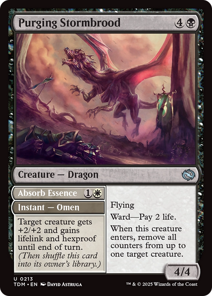 Purging Stormbrood (TDM-213) - Tarkir: Dragonstorm Foil