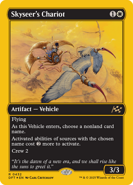 Skyseer's Chariot (First-Place Foil) (DFT-432) - Aetherdrift Foil