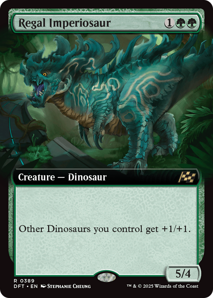 Regal Imperiosaur (Extended Art) (DFT-389) - Aetherdrift