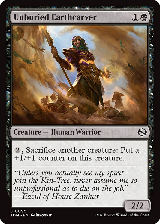 Unburied Earthcarver (TDM-095) - Tarkir: Dragonstorm
