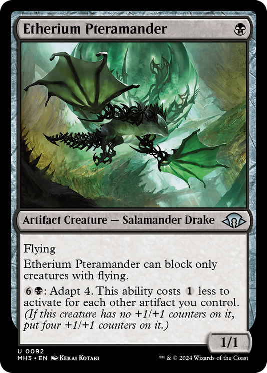 Etherium Pteramander (MH3-092) - Modern Horizons 3 Foil