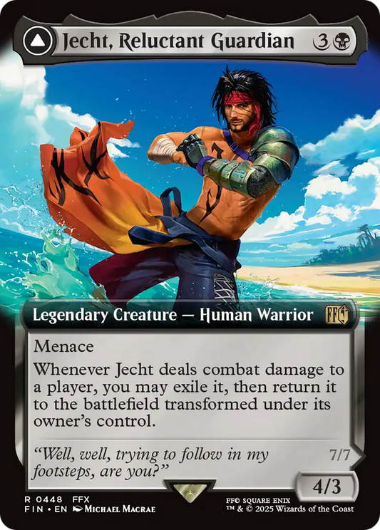 Jecht, Reluctant Guardian (Extended Art) (FIN-448) - FINAL FANTASY Foil