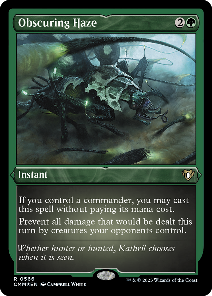 Obscuring Haze (CMM-566) - Commander Masters Etched Foil