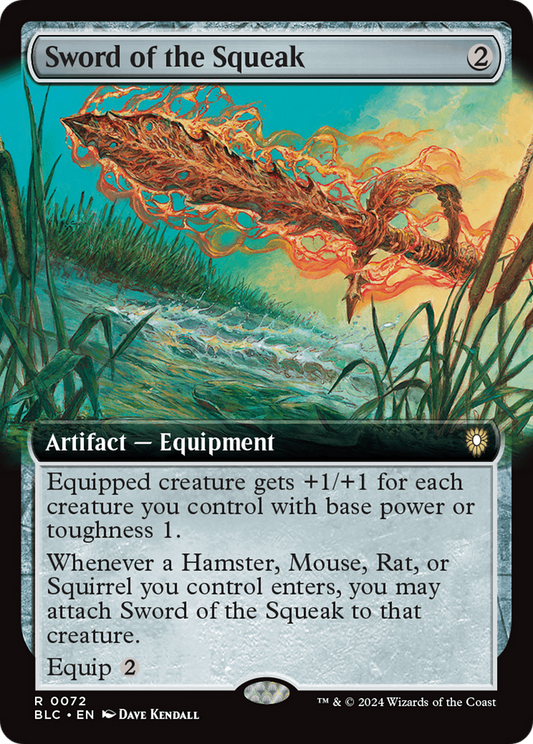 Sword of the Squeak (BLC-072) - Bloomburrow Commander