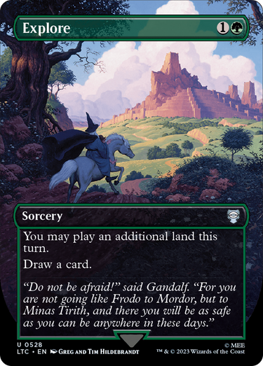 Explore (Borderless) (LTC-528) - Tales of Middle-earth Commander (Borderless)