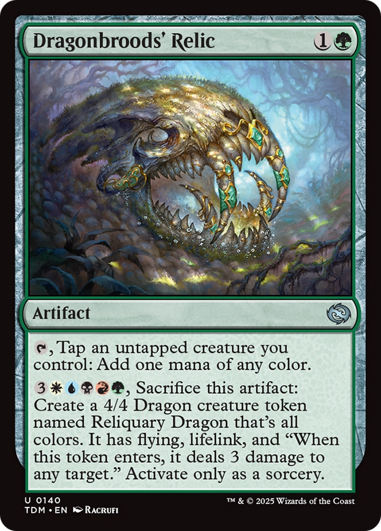 Dragonbroods' Relic (TDM-140) - Tarkir: Dragonstorm Foil