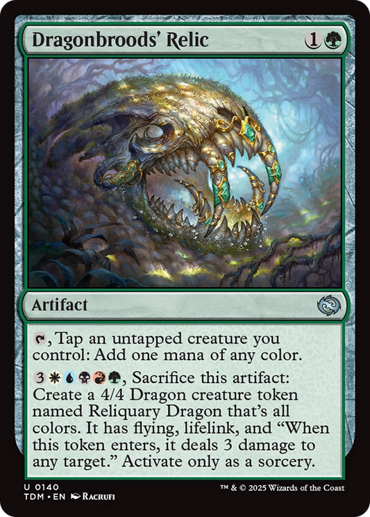 Dragonbroods' Relic (TDM-140) - Tarkir: Dragonstorm Foil