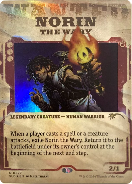 Norin the Wary // Norin the Wary (SLD-827) - Secret Lair Drop (Borderless) Foil