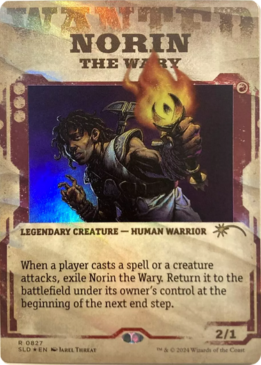 Norin the Wary (SLD-827) - Secret Lair Drop: (Showcase) (Borderless) Foil