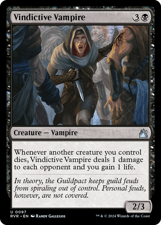 Vindictive Vampire (RVR-097) - Ravnica Remastered Foil