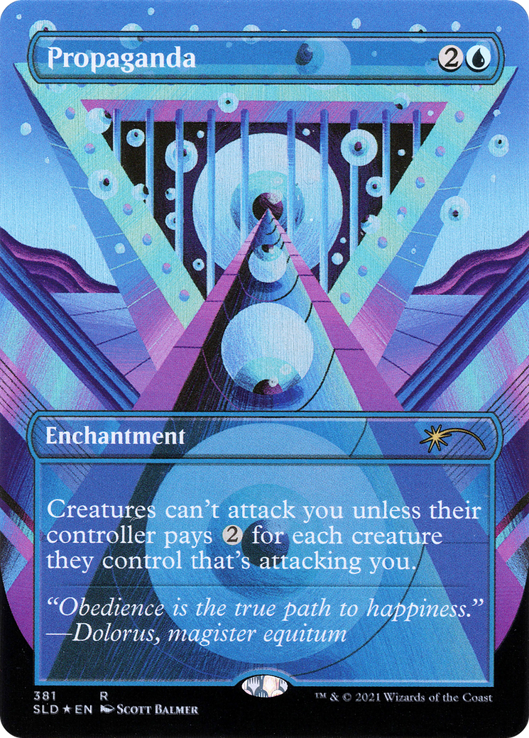 Propaganda // Propaganda (SLD-381) - Secret Lair Drop (Borderless) Foil