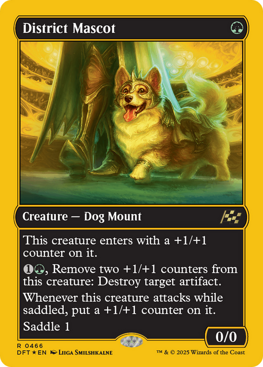 District Mascot (First-Place Foil) (DFT-466) - Aetherdrift Foil