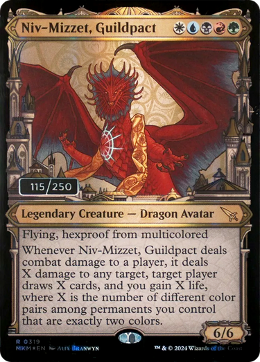 Niv-Mizzet, Guildpact (MKM-319Z) - Murders at Karlov Manor Foil