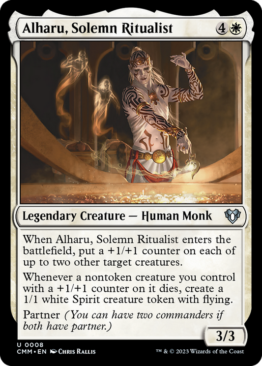 Alharu, Solemn Ritualist (CMM-008) - Commander Masters