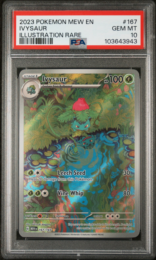 Ivysaur Illustration Rare PSA 10