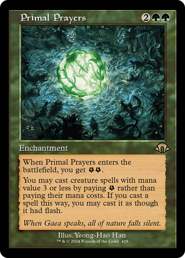 Primal Prayers (Retro Frame) (MH3-429) - Modern Horizons 3