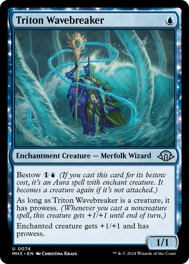 Triton Wavebreaker (MH3-074) - Modern Horizons 3 Foil