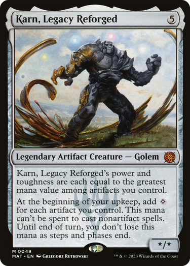Karn, Legacy Reforged (MAT-049) - March of the Machine: The Aftermath