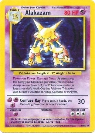 Alakazam Holo Unlimited