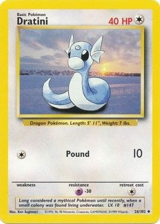 Dratini 26/102 - Base Set