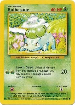 Bulbasaur Shadowed Unlimited